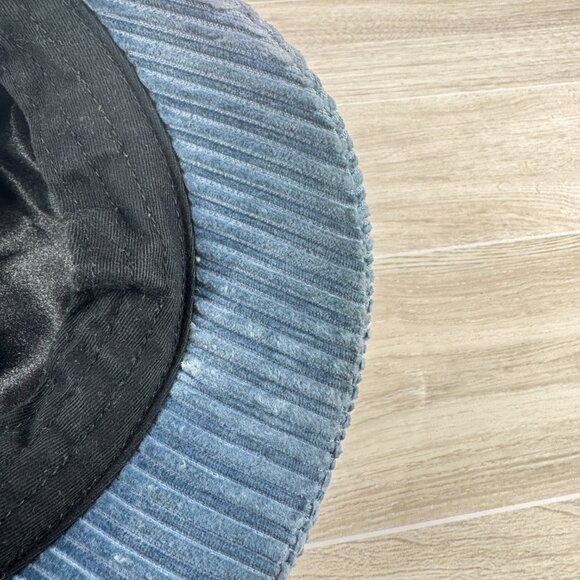 Vintage Nike Blue Corduroy Newsboy Cap 90s Wide Wale Driver Hat Medium - Picture 7 of 15